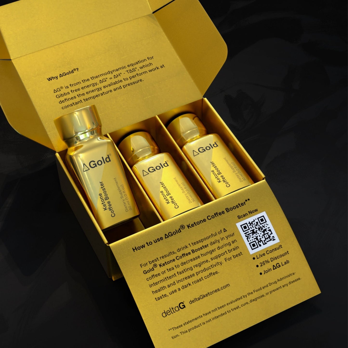 △Gold Ketone Coffee Booster
